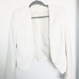 Short White Blazer